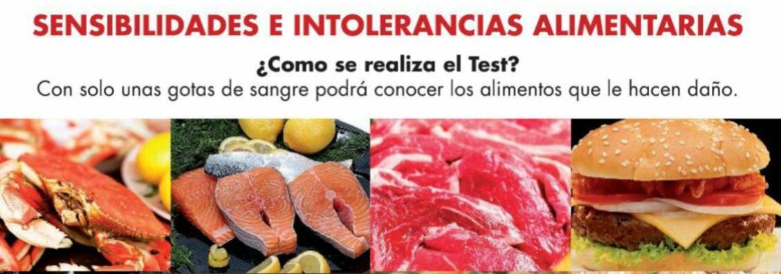 Test intolerancia alimenticia